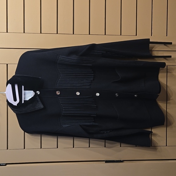 Sandro Music Fringe Shirt Jacket Size 1 Small (see measurements) - Picture 4 of 15